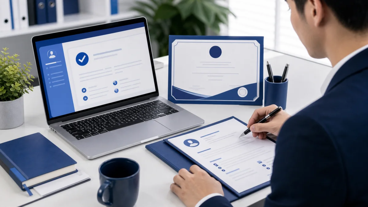 TOEFL Prediction certificate for job applications