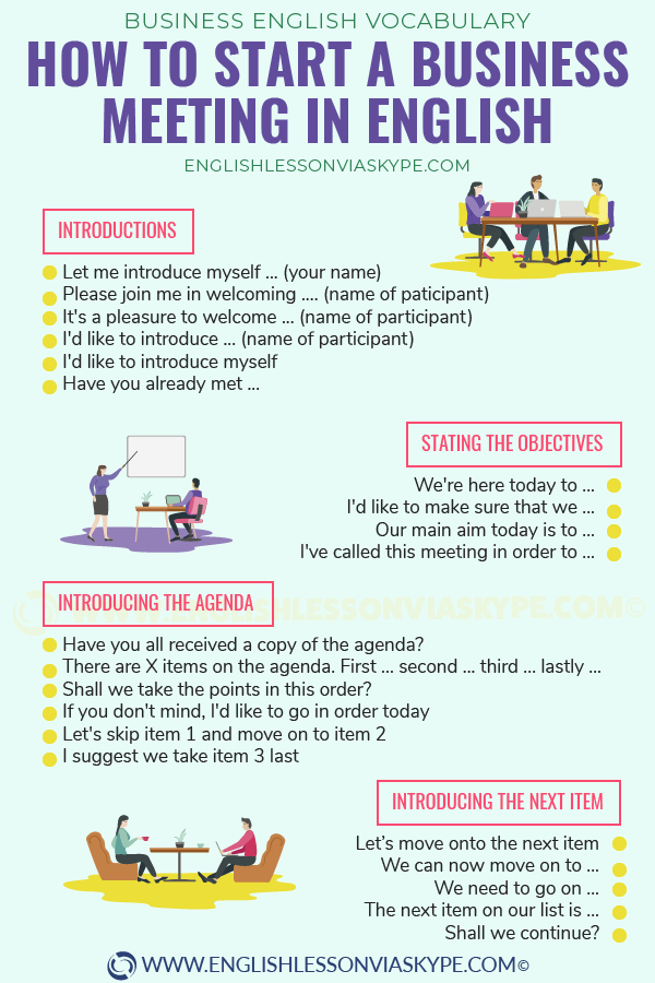 How to Start a Business Meeting in English - Business English with Harry