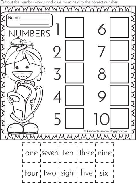 Numbers 1-10 Posters, Worksheets And Memory Game