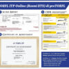 Contoh Sertifikat TOEFL ITP resmi ETS di preTOEFL